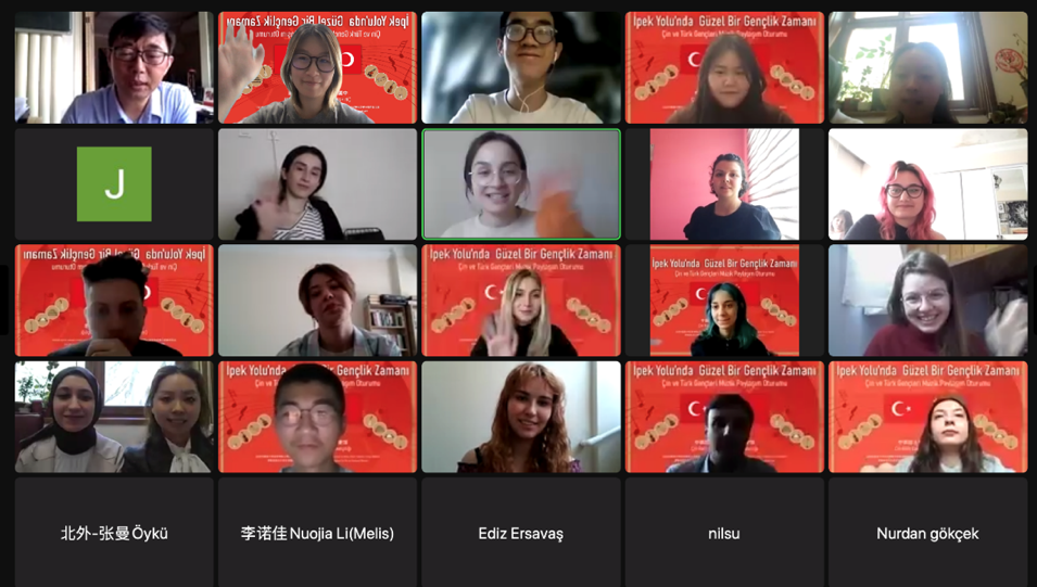 亚洲色情网
土耳其语专业同伊斯坦布尔大学中文系 开展线上交流会活动